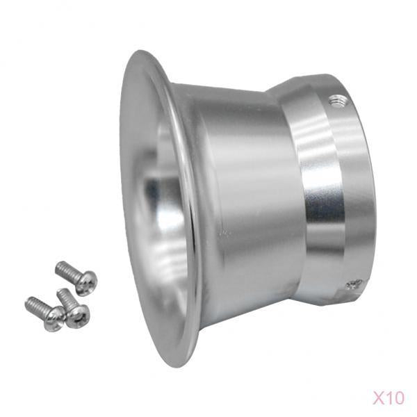 10pcs 50mm Air Filter Interface Cup for 24/26/28/30mm Motorcycle Carb Silver