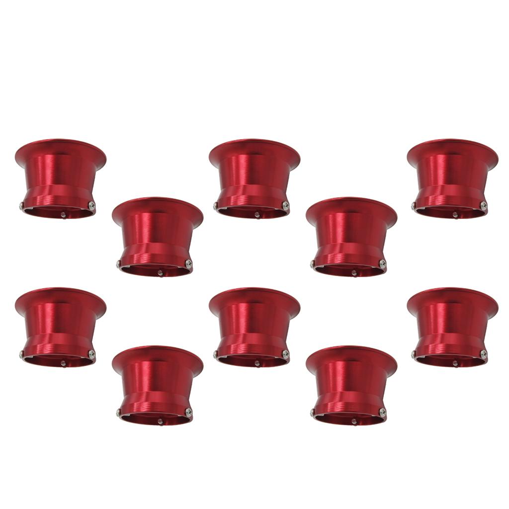 10pcs 50mm Air Filter Interface Cup for 24/26/28/30mm Motorcycle Carb Red