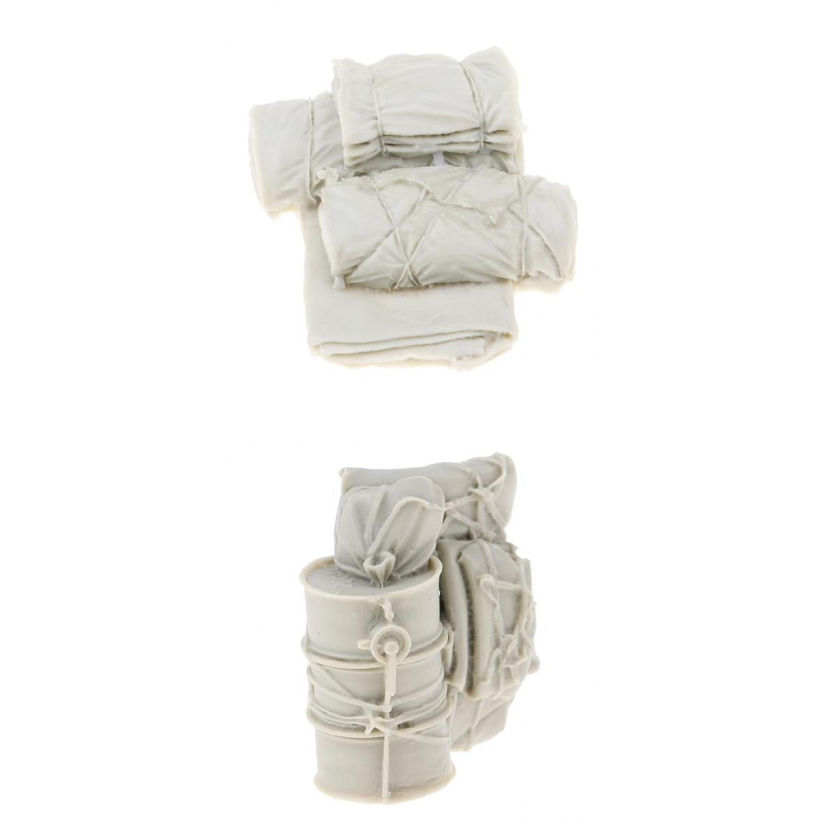 2x 1:35 Resin Models Soldiers Scene Accessories Modern Military Canvas Bag