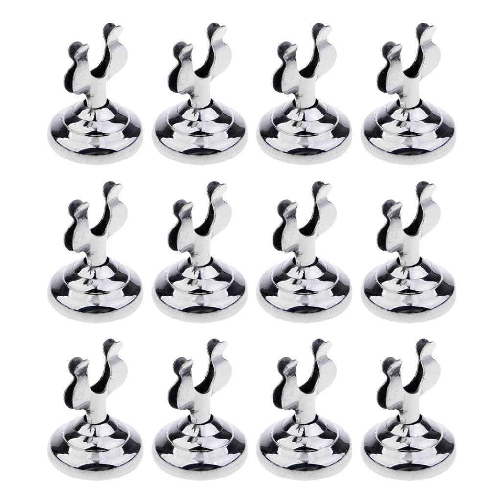 12xRestaurant/Cafe U Shaped Number Card Table Holder Stand Place Card Holder