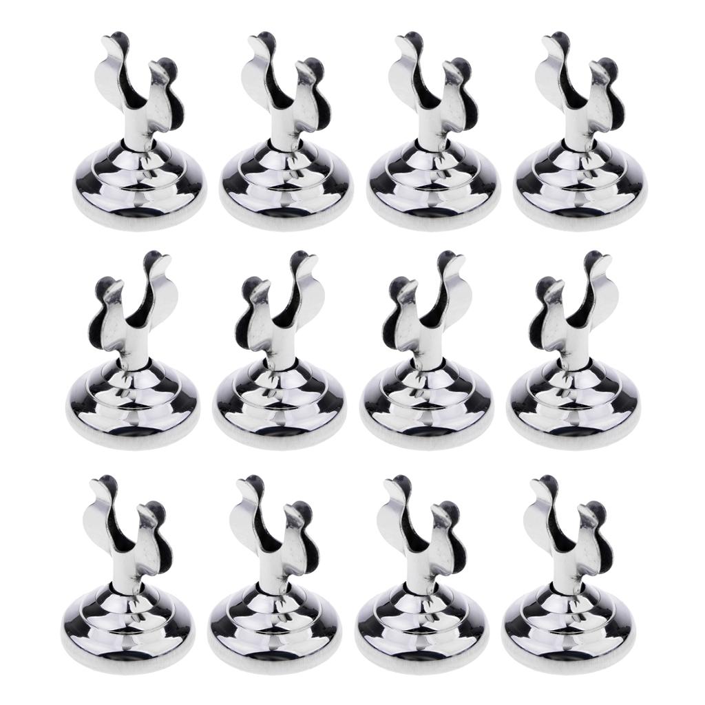 12xRestaurant/Cafe U Shaped Number Card Table Holder Stand Place Card Holder