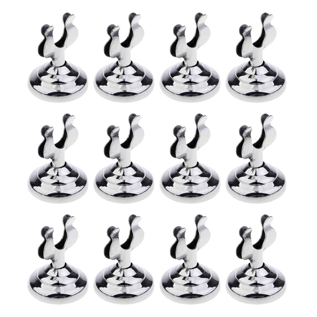 12xRestaurant/Cafe U Shaped Number Card Table Holder Stand Place Card Holder