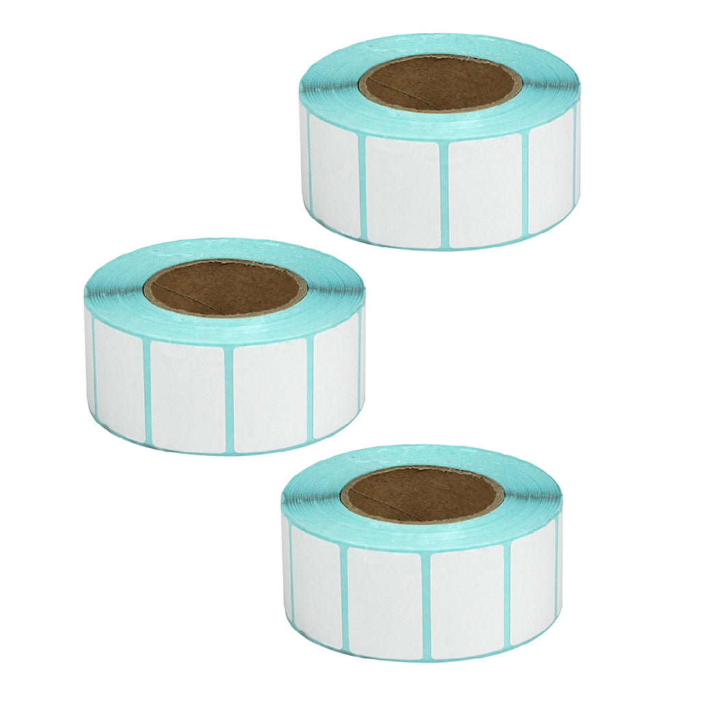 3000Pieces 30x20mm Blank White Thermal Adhesive Sticky Adress Printer Labels