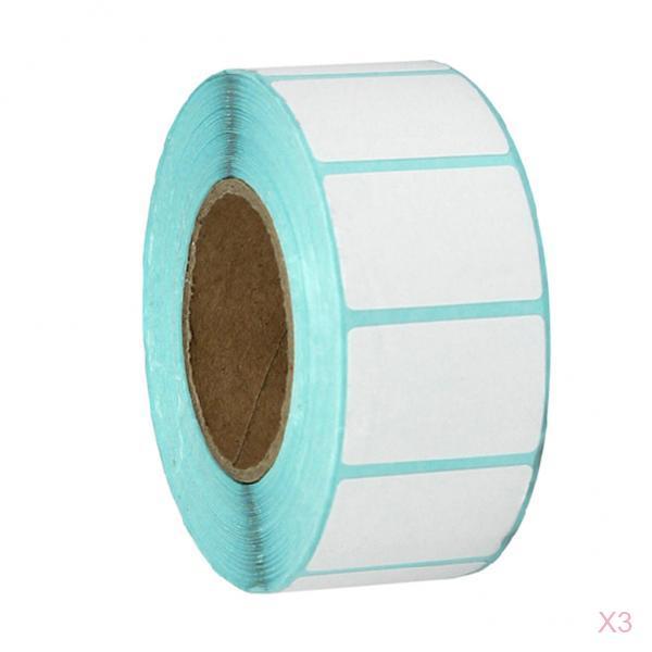 3000Pieces 30x20mm Blank White Thermal Adhesive Sticky Adress Printer Labels