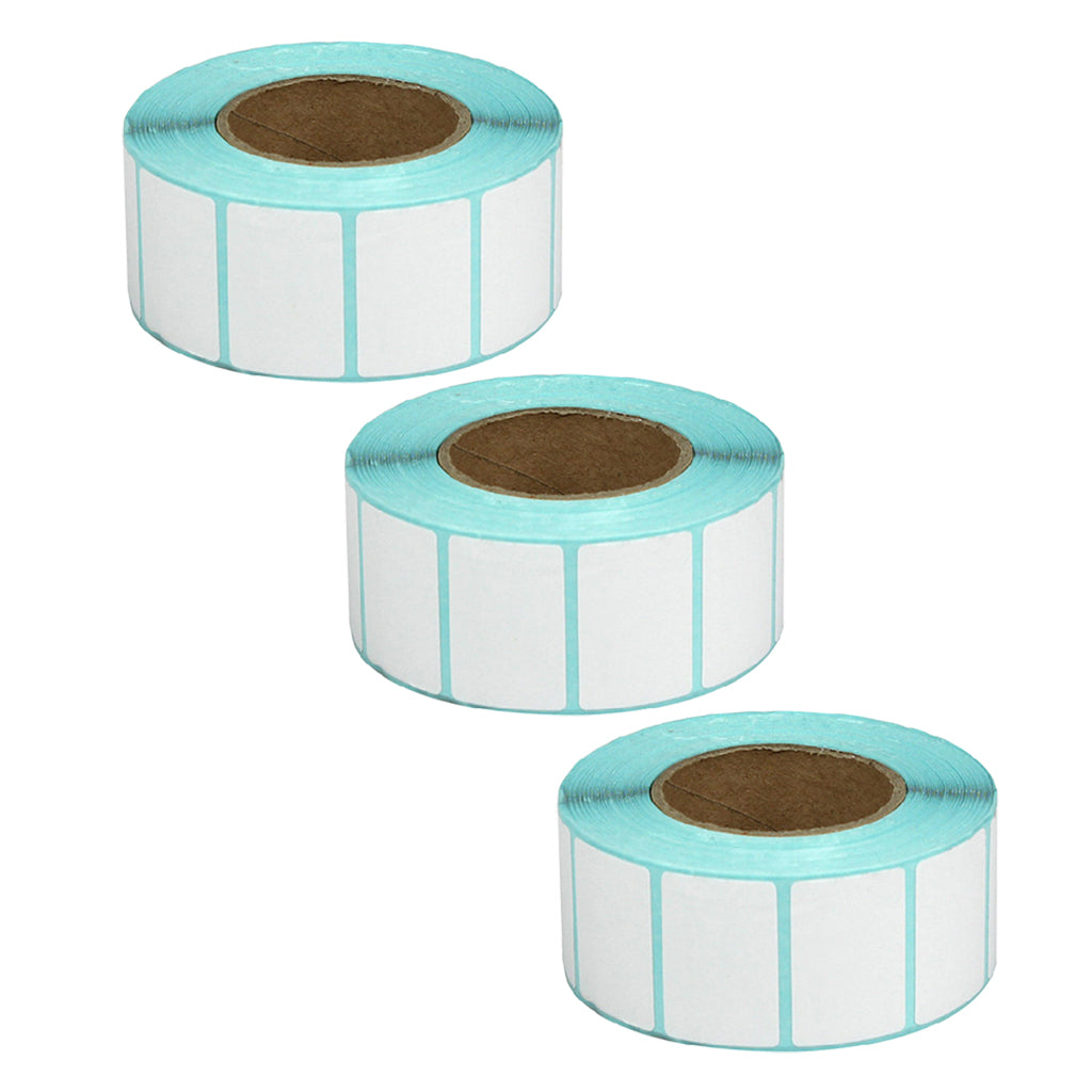 3000Pieces 30x20mm Blank White Thermal Adhesive Sticky Adress Printer Labels