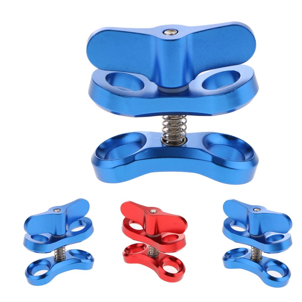4 Packs Underwater Diving Ball Join Connector Clamp Mount Arm for Flashlight