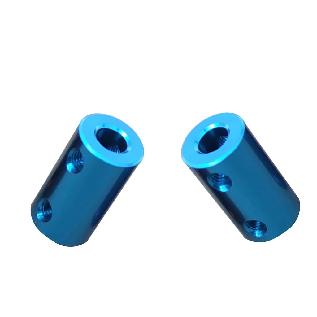 2Pcs Flexible Shaft Coupling Rigid Coupler Motor Connector 6.35-8mm + 8-8mm