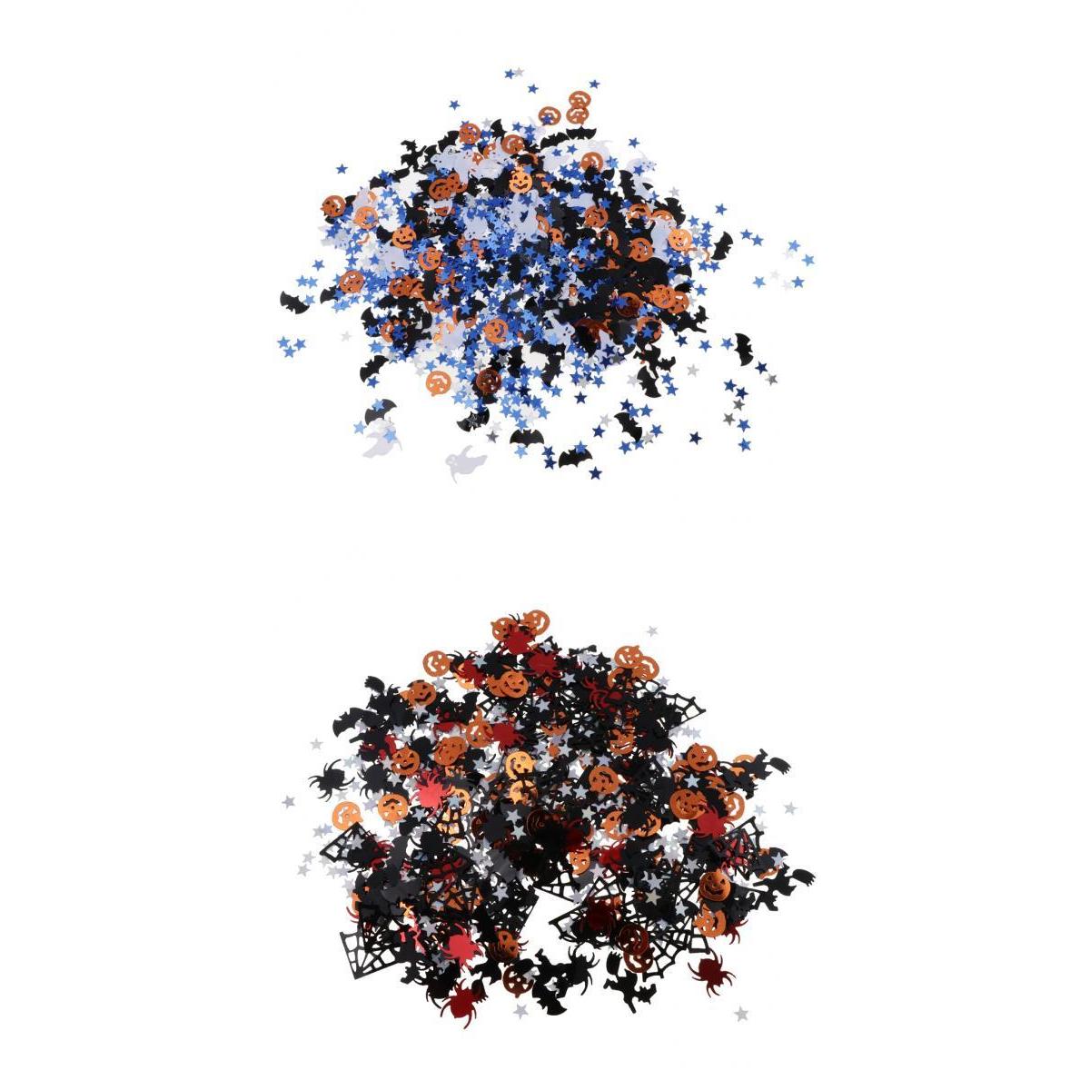 30g Assorted Halloween Pumpkin Witch Star Table Confetti Party Decorations