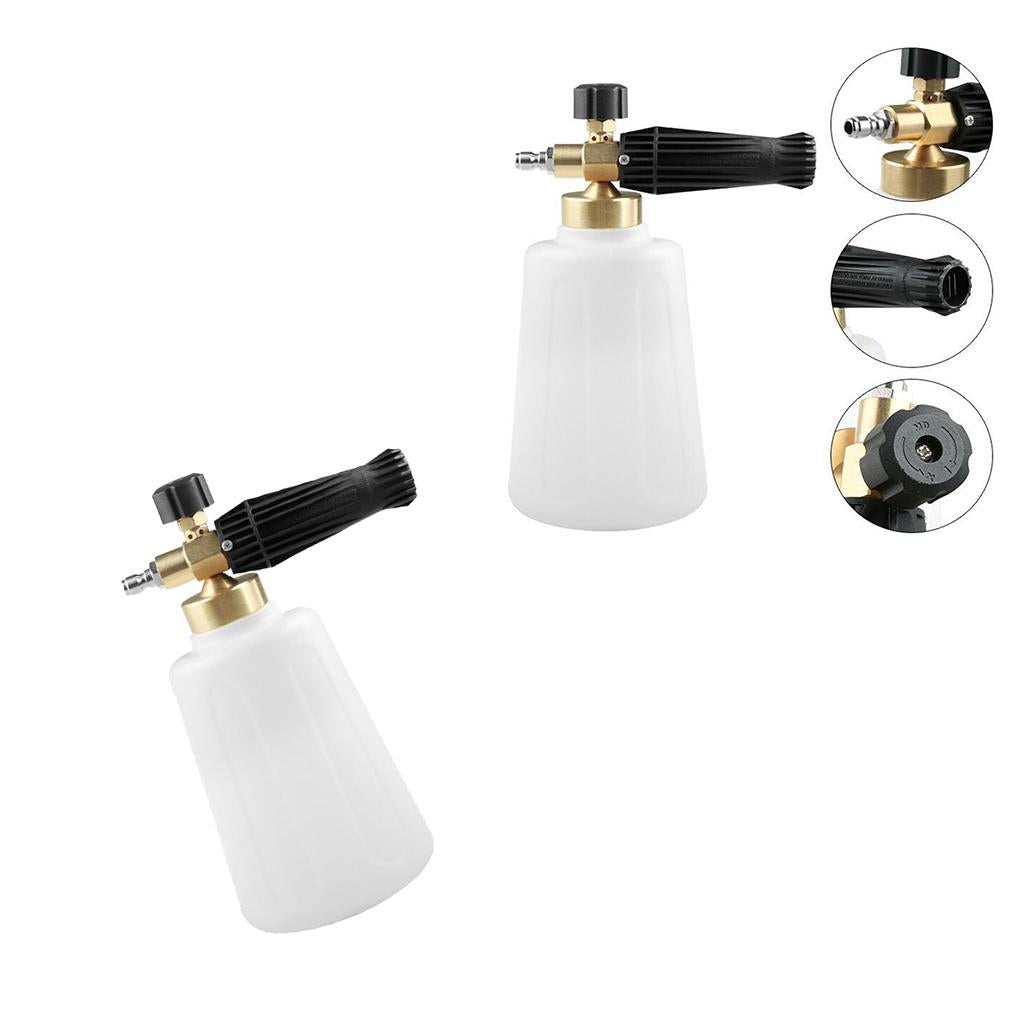 2pcs High Pressure Car Washer Snow Foam Lance Adjustable Foam Spray Cannon