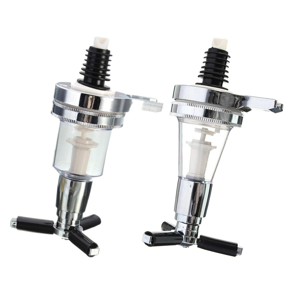 2pcs Spirit Drinks Dispenser Bar Optic Wine Cocktail 30ml + 45ml Bar Party