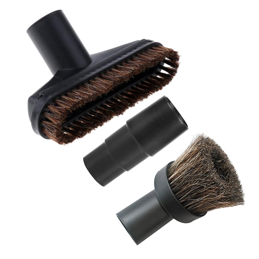 32mm Vacuum Cleaner Bristle Dust Brush Soft Brush with Adapter Converter Kit