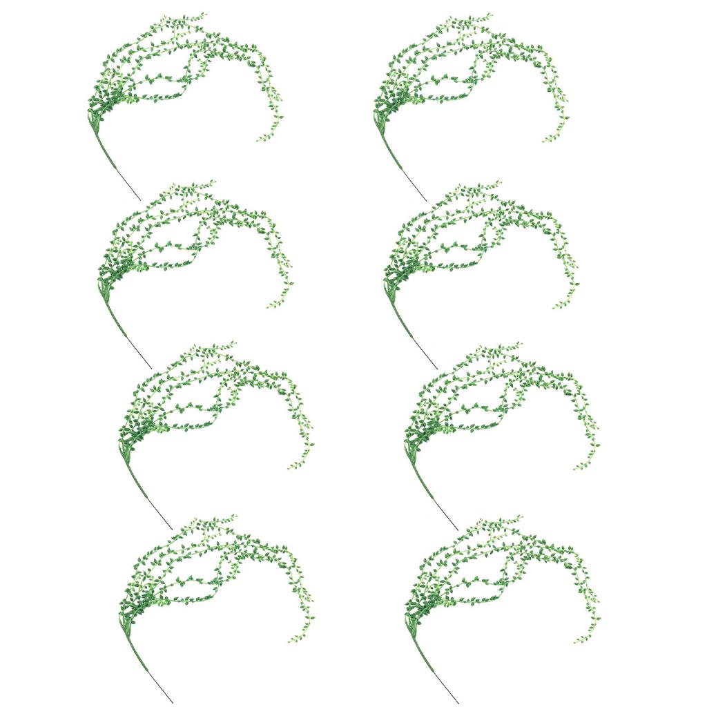 8x Artificial Flower String of Pearls Wall Hanging Succulents Plants 78cm