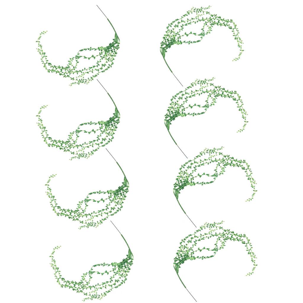 8x Artificial Flower String of Pearls Wall Hanging Succulents Plants 78cm