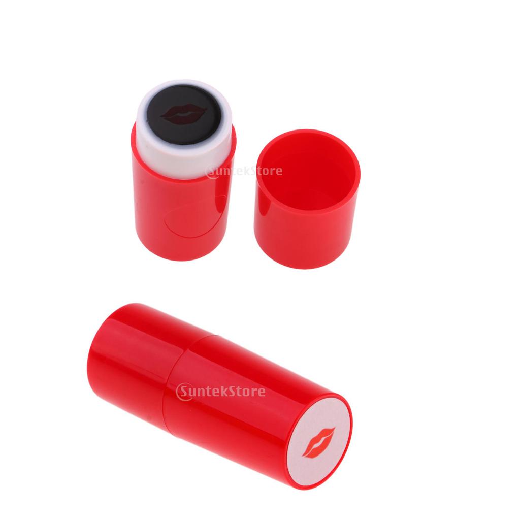 2pcs Colorfast Quick-dry Golf Ball Stamper Marker Impression Lips+Elephant