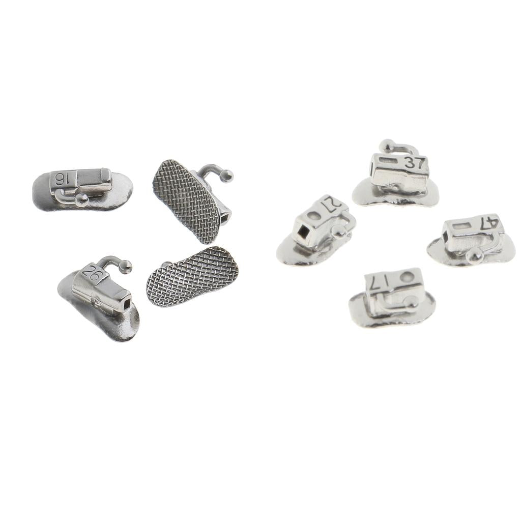 80pcs Stainless Steel Roth Second Molar 2nd & First 1st Buccal Tube Pack