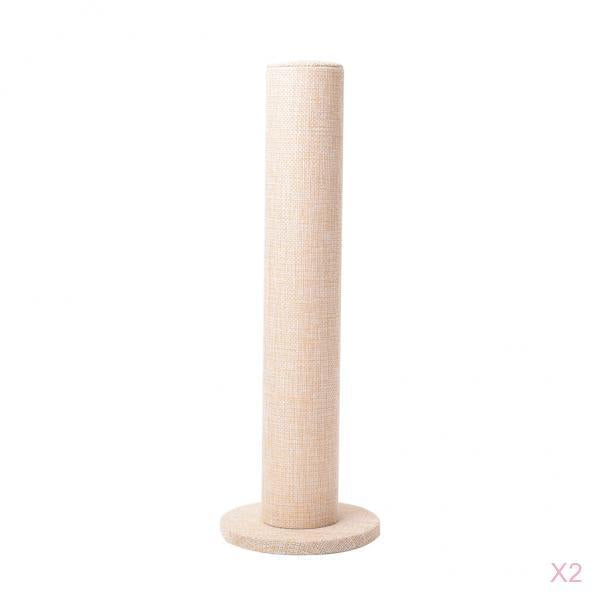 2 Pieces Vertical Tower Jewelry Bracelet Display Stand Bangle T-Bar Holder