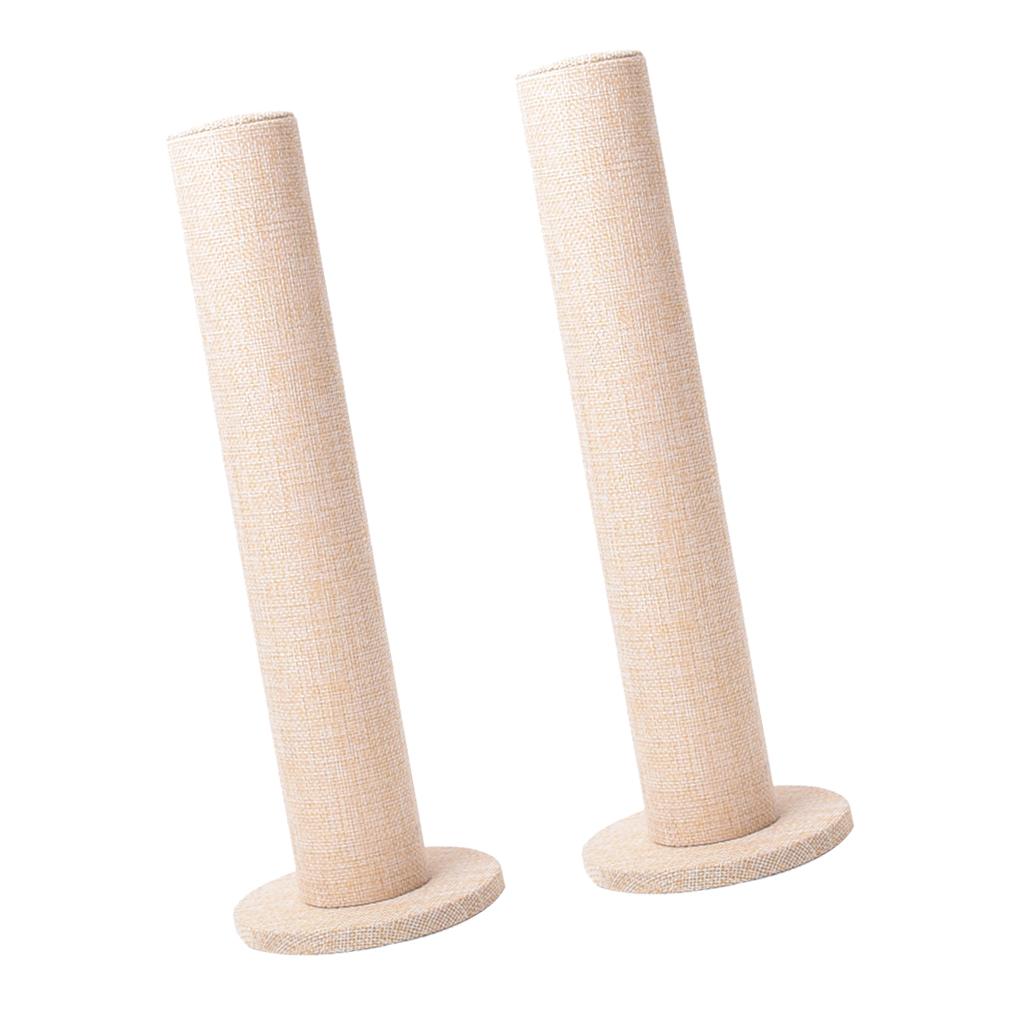 2 Pieces Vertical Tower Jewelry Bracelet Display Stand Bangle T-Bar Holder