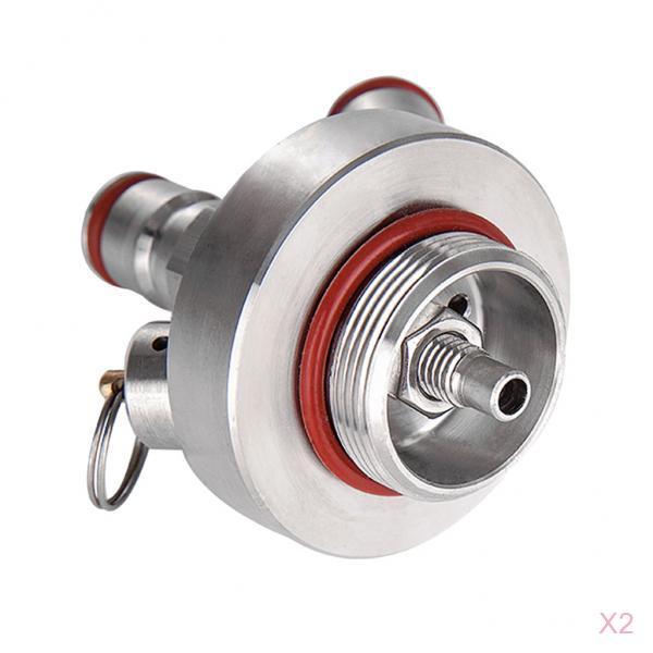 2pcs Stainless Steel Mini Keg Beer Growler Spear Taps Dispenser