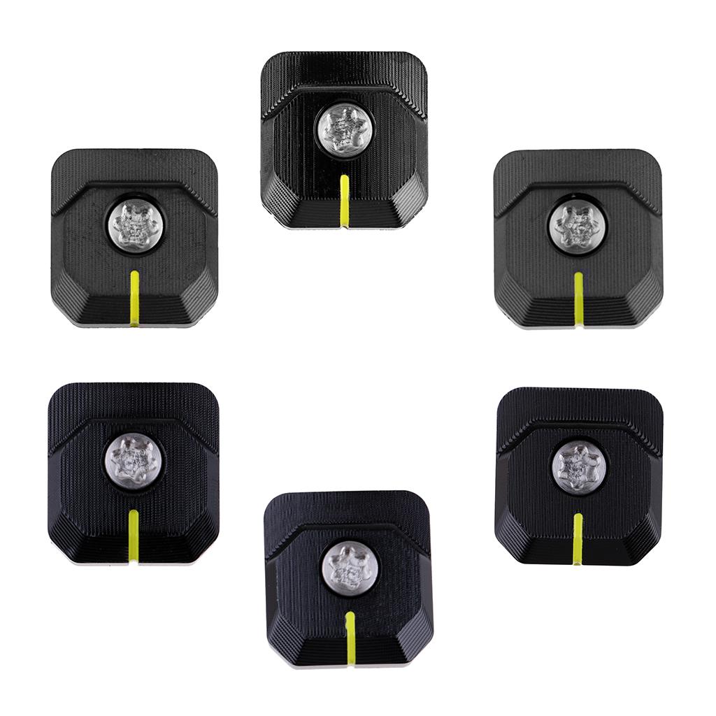 6 Pieces Golf Weight Screw and Movable Slider for 2017 Taylormade M1 Driver