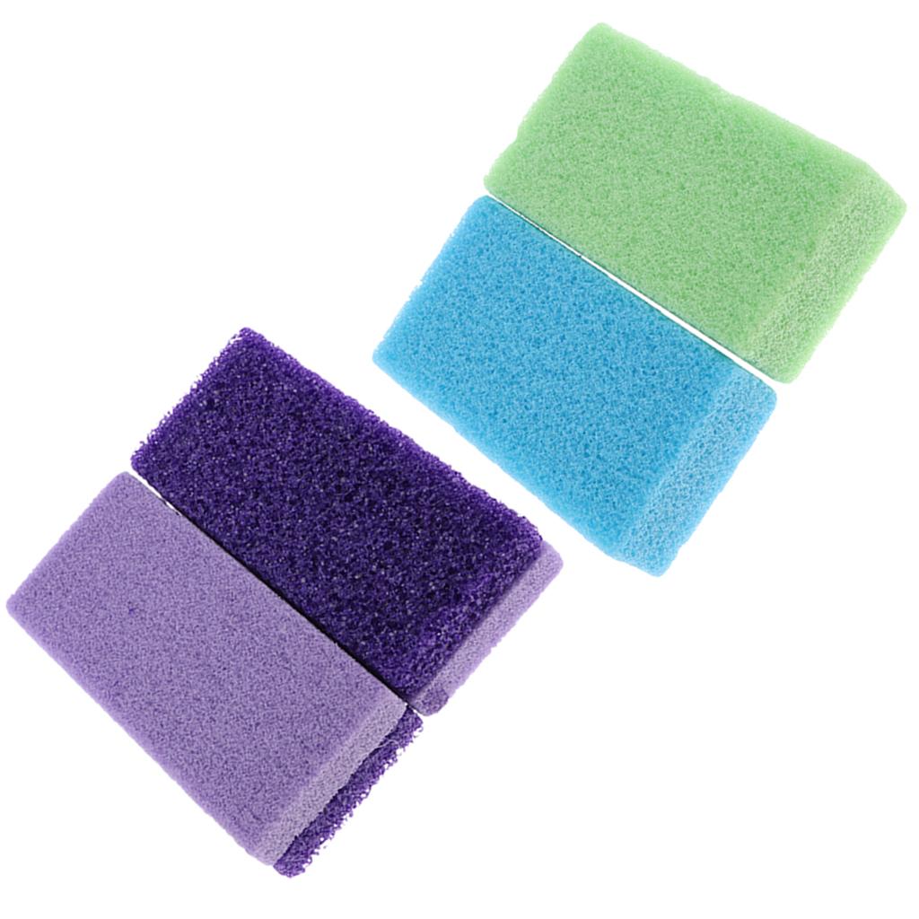 4pcs Volcanic+Pumice Foot Care Scrub Dead Hard Skin Callus Remover Pedicure