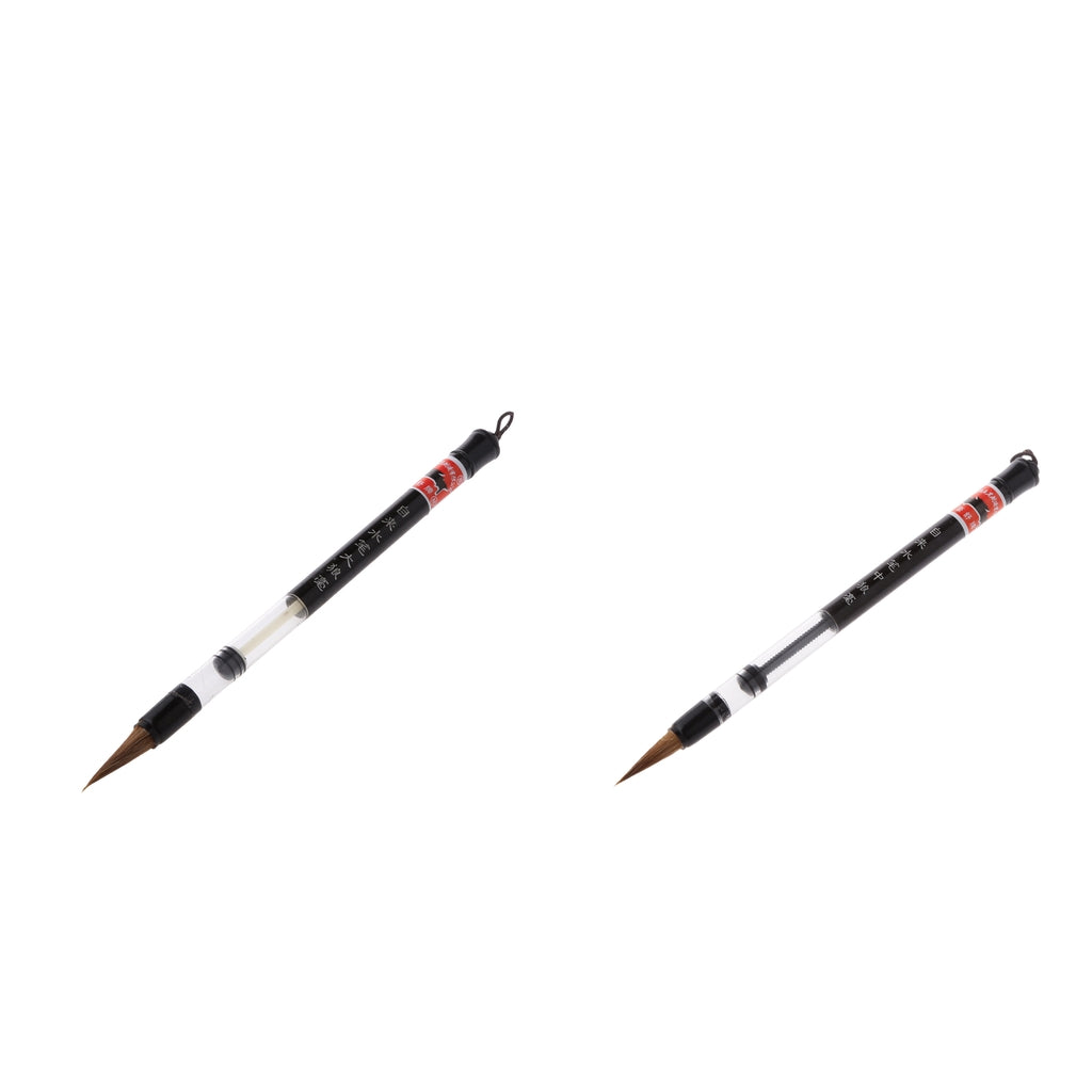 Chinese Japanese Calligraphy Water Brush Pen Art Painting Tool 0.8/1cm Dia.