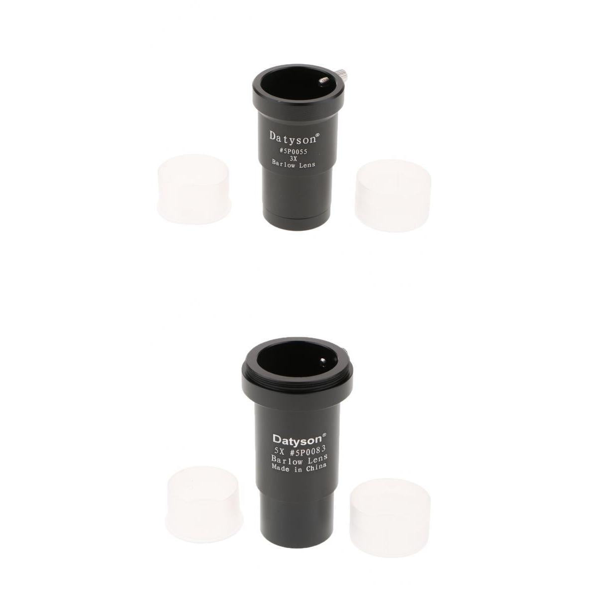 1.25'' 3X/5X Barlow Lens M42 Thread Ful Multi-coated for Telescopes Eyepiece