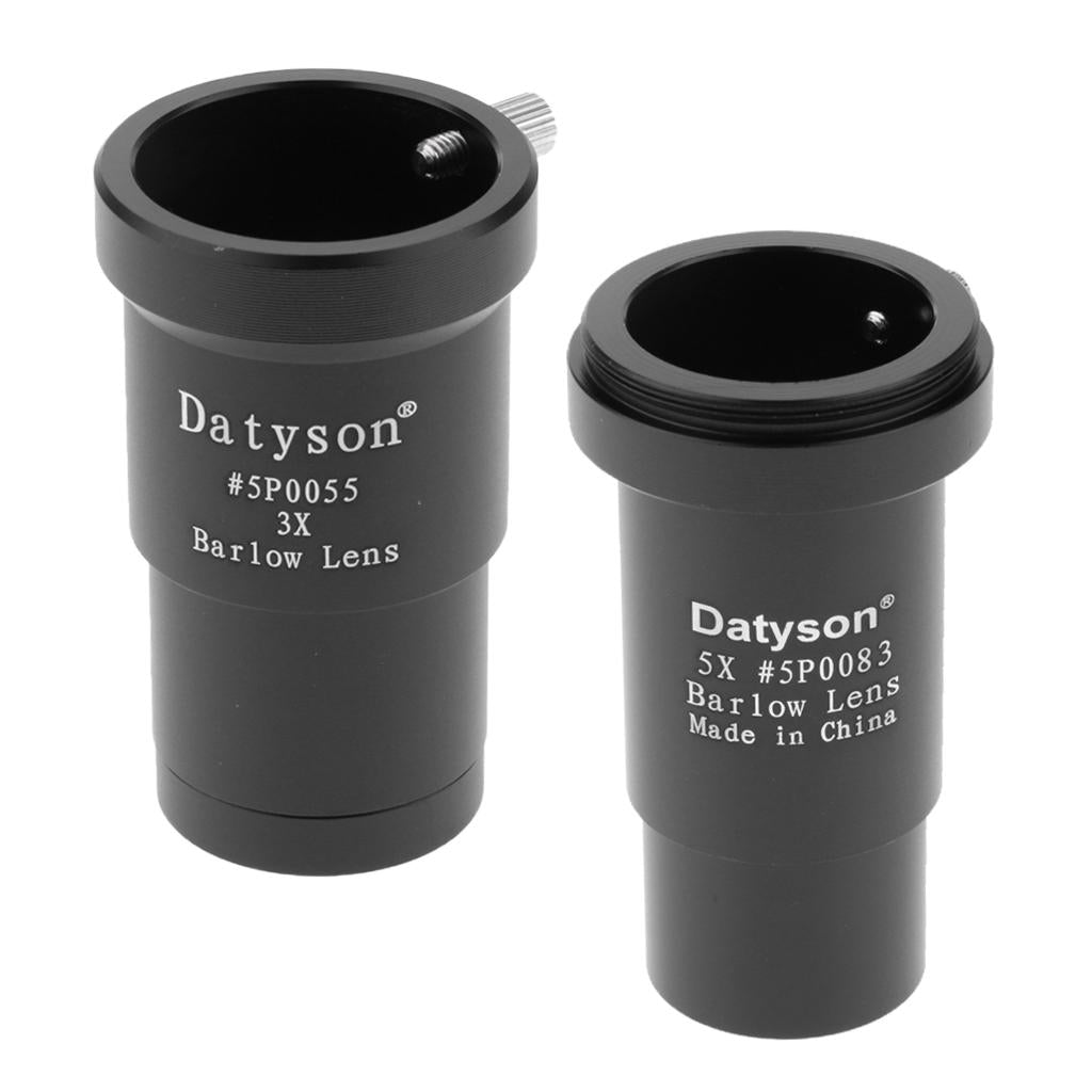 1.25'' 3X/5X Barlow Lens M42 Thread Ful Multi-coated for Telescopes Eyepiece