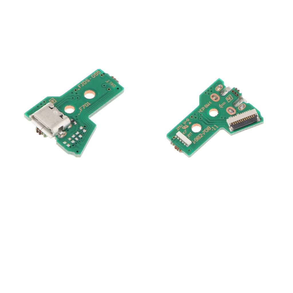2XUSB Charging Port Socket Circuit Board JDS-055 for Sony PS4 5th Controller