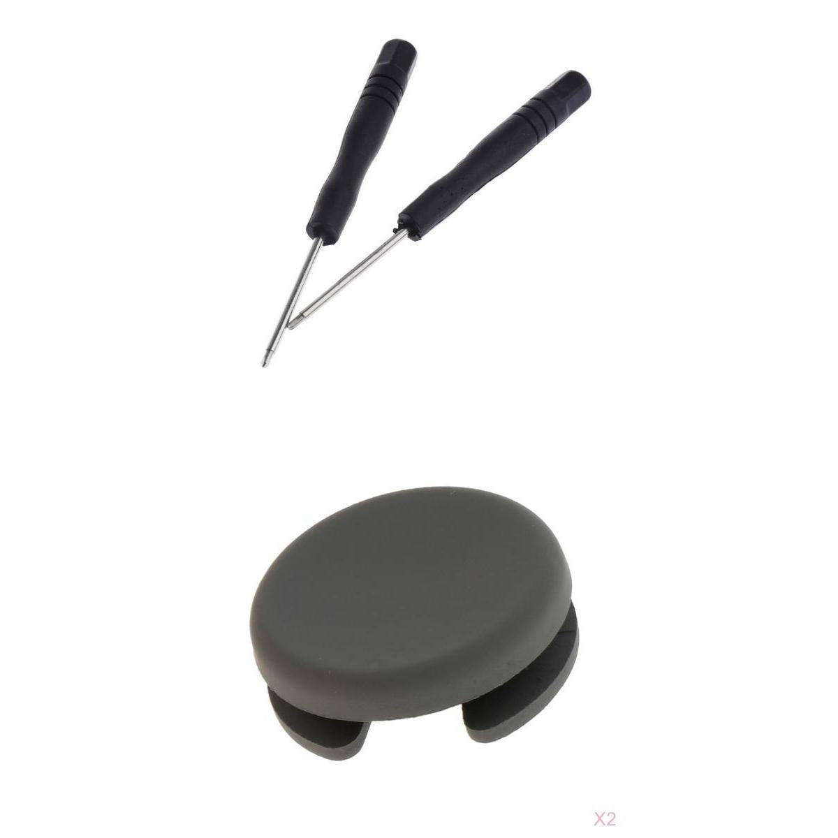 2x Analog Stick Thumb Joystick Cover + Tools for Nintendo 2DS New 3DS XL