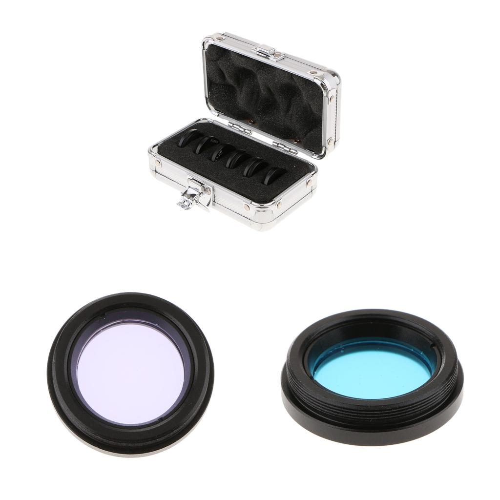 1.25 Nebula Filters Kit+ Adapter Ring+Carrying Case for Telescope Eyepiece"