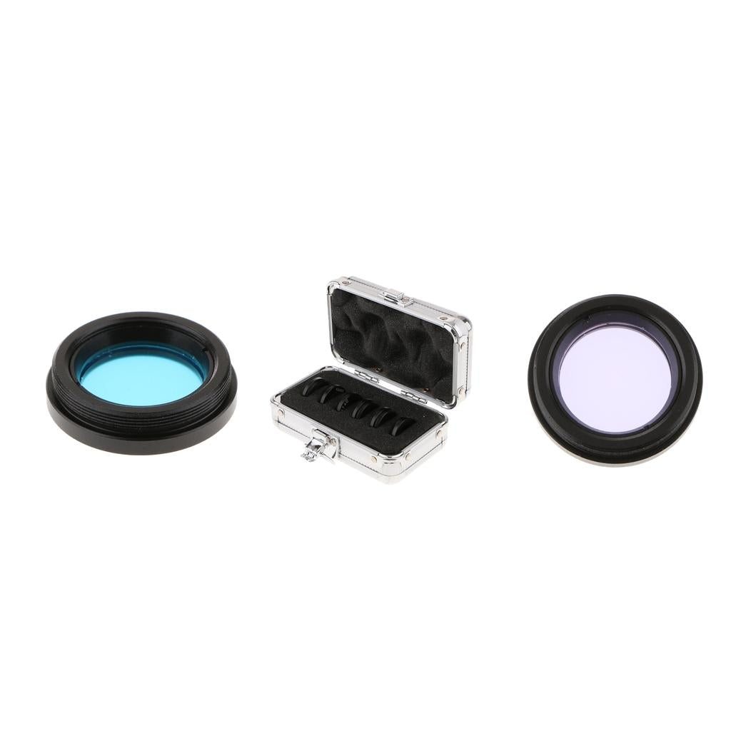 1.25 Nebula Filters Kit+ Adapter Ring+Carrying Case for Telescope Eyepiece"
