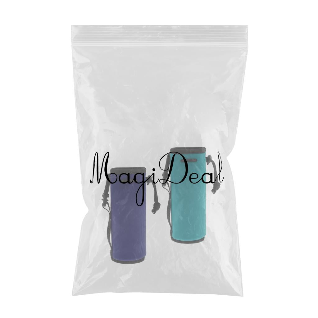 2Pcs Neoprene Insulated Water Drink Bottle Carrier Pouch Cover Sleeve Case