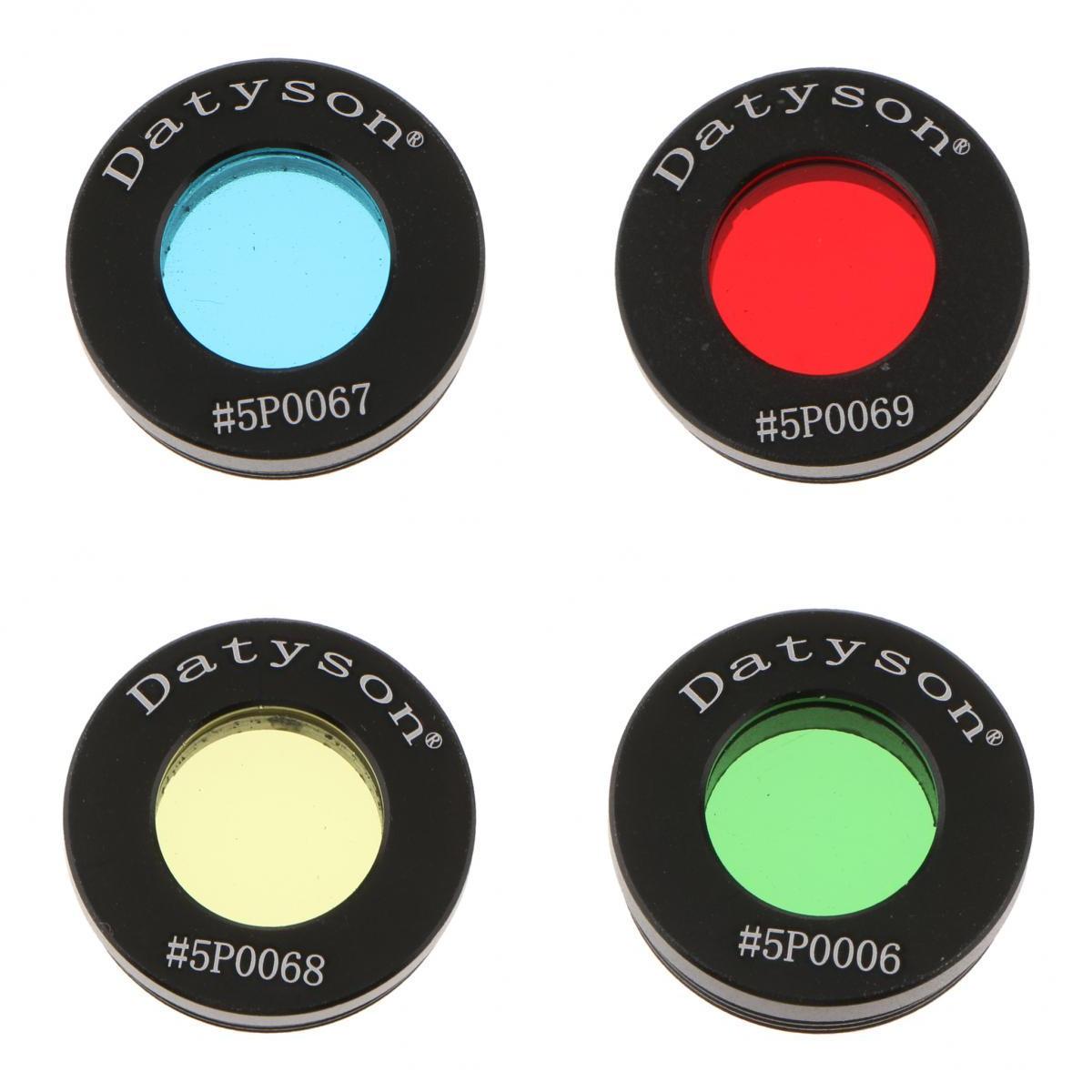 4 Pcs 0.965 Nebula Filter Standard 0.965inch Thread for Telescope Eyepiece"