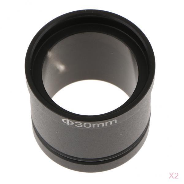 2x Microscope Adapter Ring from 23.2 to 30mm Eyetube fr Electronic Eyepiece