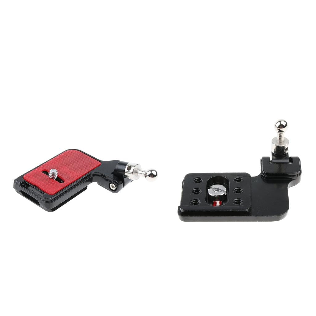 2 Pieces Camera F2 Quick Release Mount Plate w 1/4 Screw for Shoulder Strap"