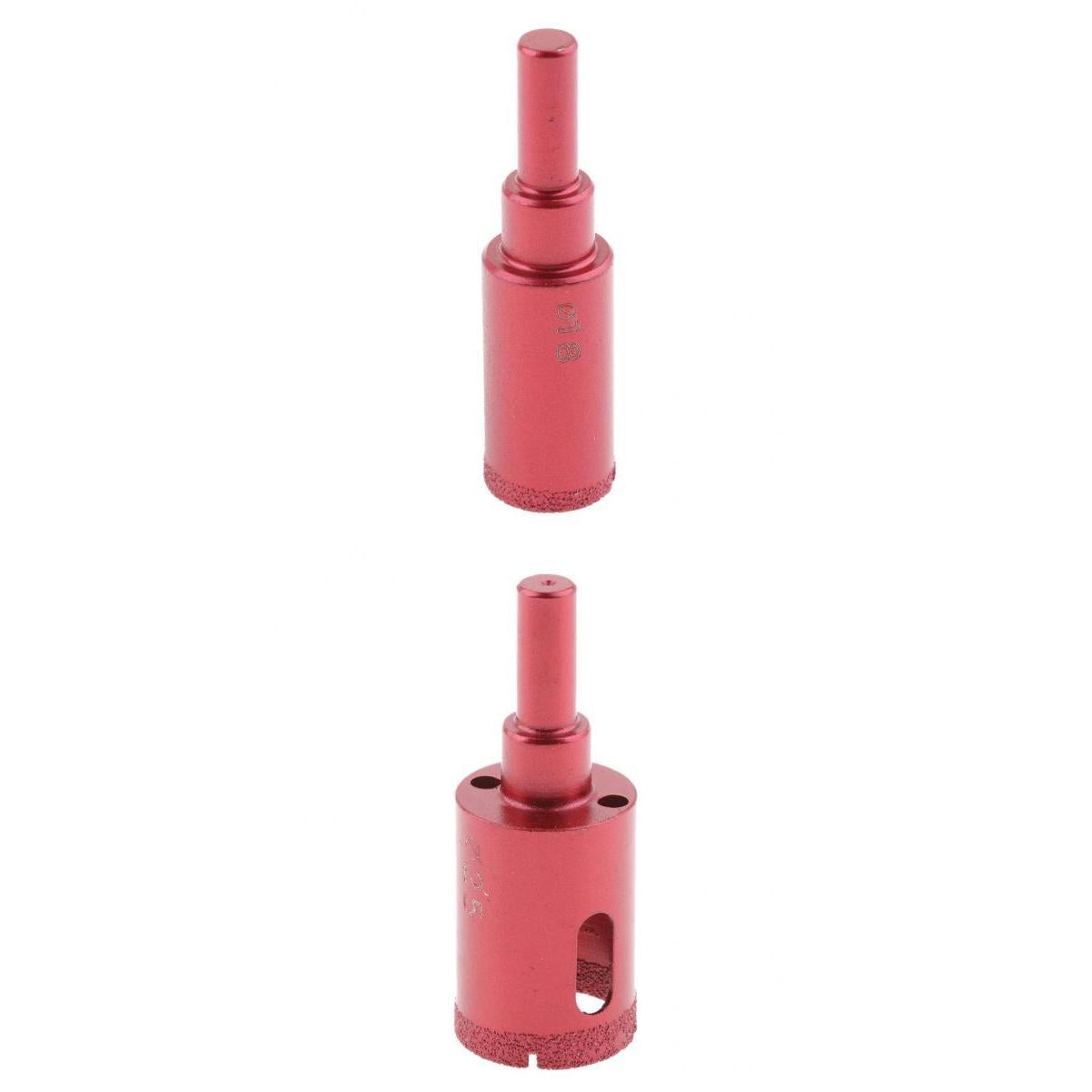 2 Pieces 25mm&18mm Diamond Tool Drill Bit Glass Ceramic Marble Tile