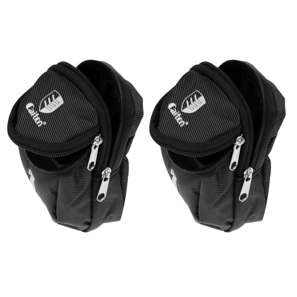 2PCS Portable Mini Golf Ball Holder Bag Holds Balls Tees Divot Tool