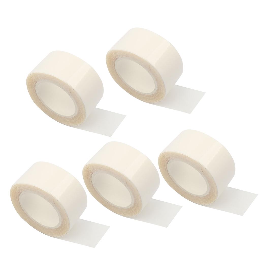 5 Rolls Clothes Double Sided Tape Modesty Toupee Body Adhesive Tape 2.3cmx5m