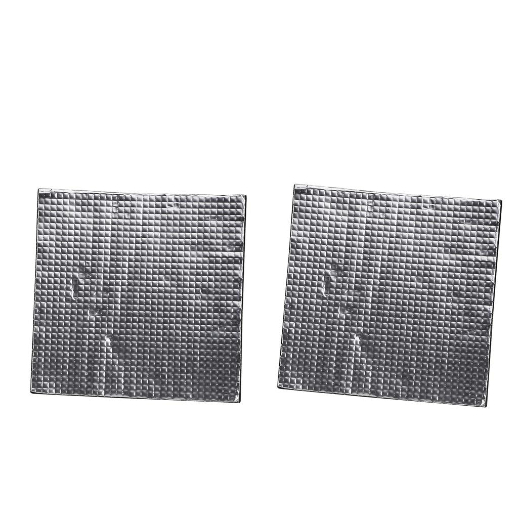 2Piece Heat Bed Insulation Cotton Foil Self-Adhesive Hotbed Thermal Pad