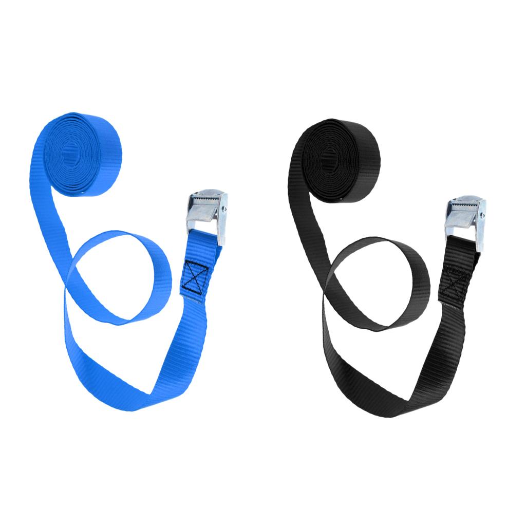 2PCS Kayak Tie Down Strap for Surfboard/SUP/Boat/Truck/Roof Rack