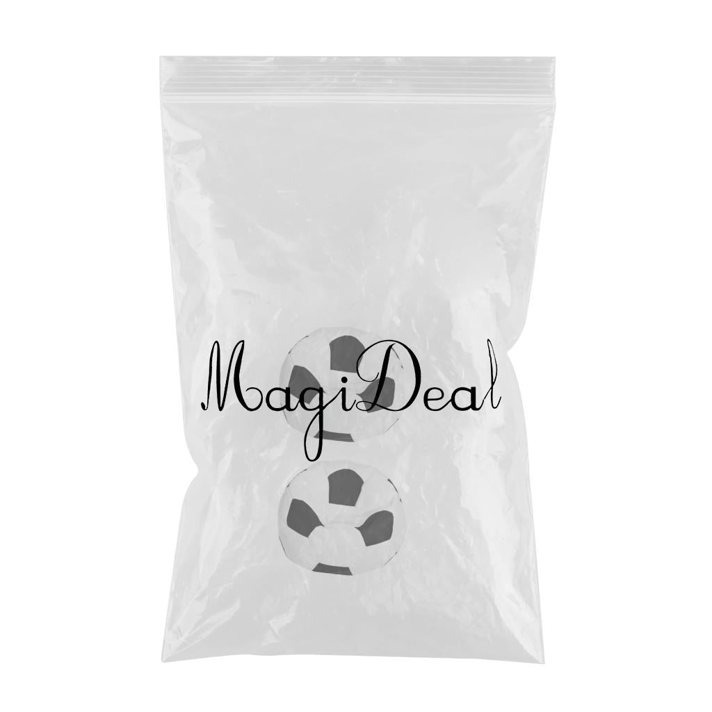 2x Football Print Oxford Bean Bag Cover Sofa Slipcover Toy Storage Bag White