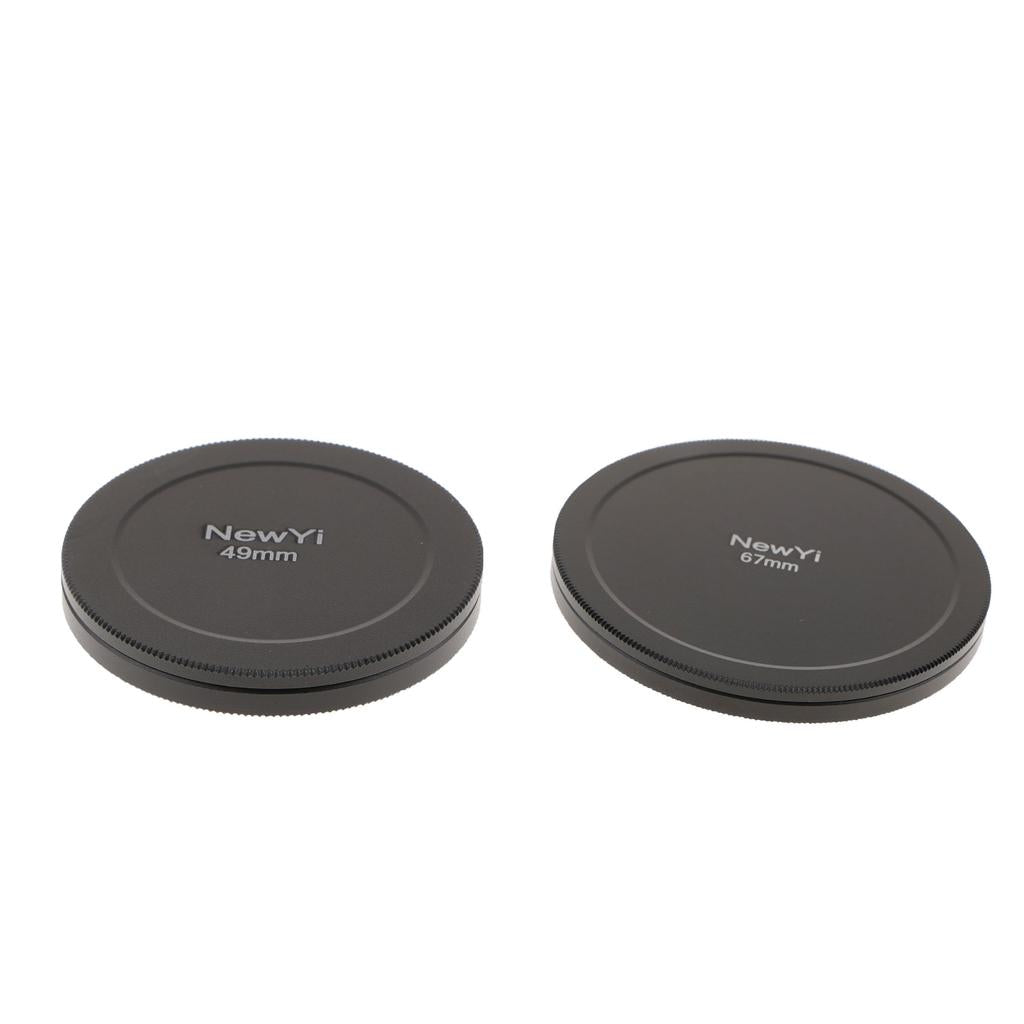 67mm 49mm Camera Lens Filter Storage Cap Case Metal Protection Box Covers