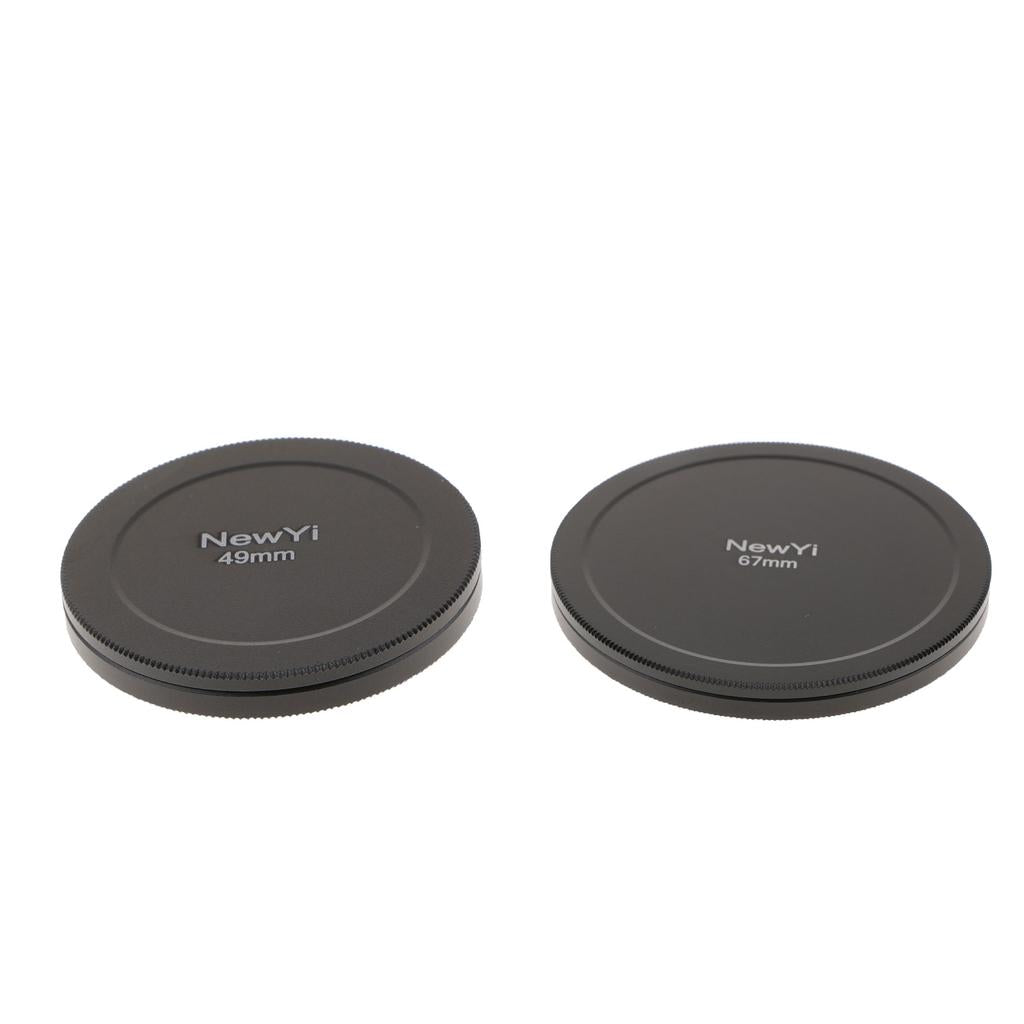 67mm 49mm Camera Lens Filter Storage Cap Case Metal Protection Box Covers