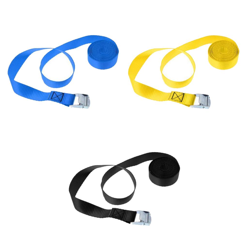 3PCS Kayak Tie Down Strap for Surfboard/SUP/Boat/Truck/Trailer/Roof Rack