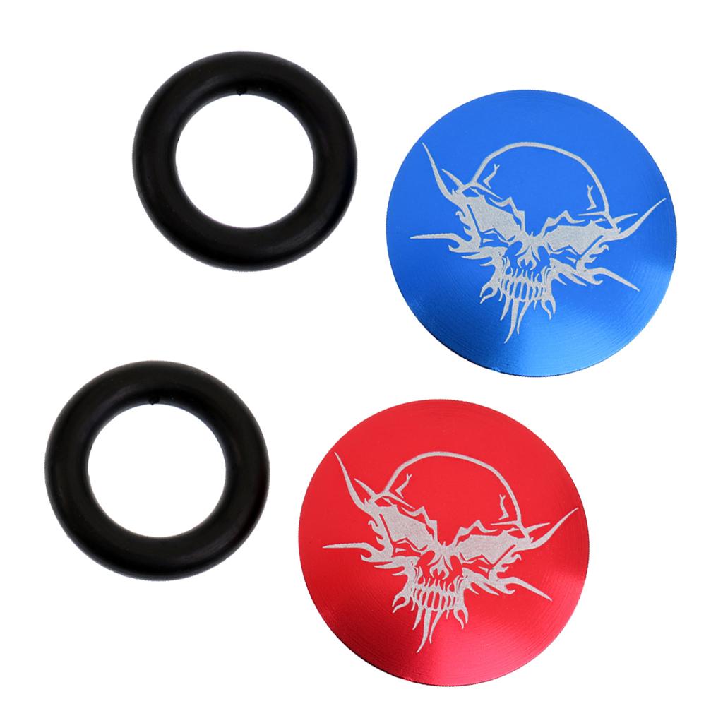 2Pcs Alloy Bike Crank Cap Bicycle Cranksets Cover Fixing Bolt Dustproof