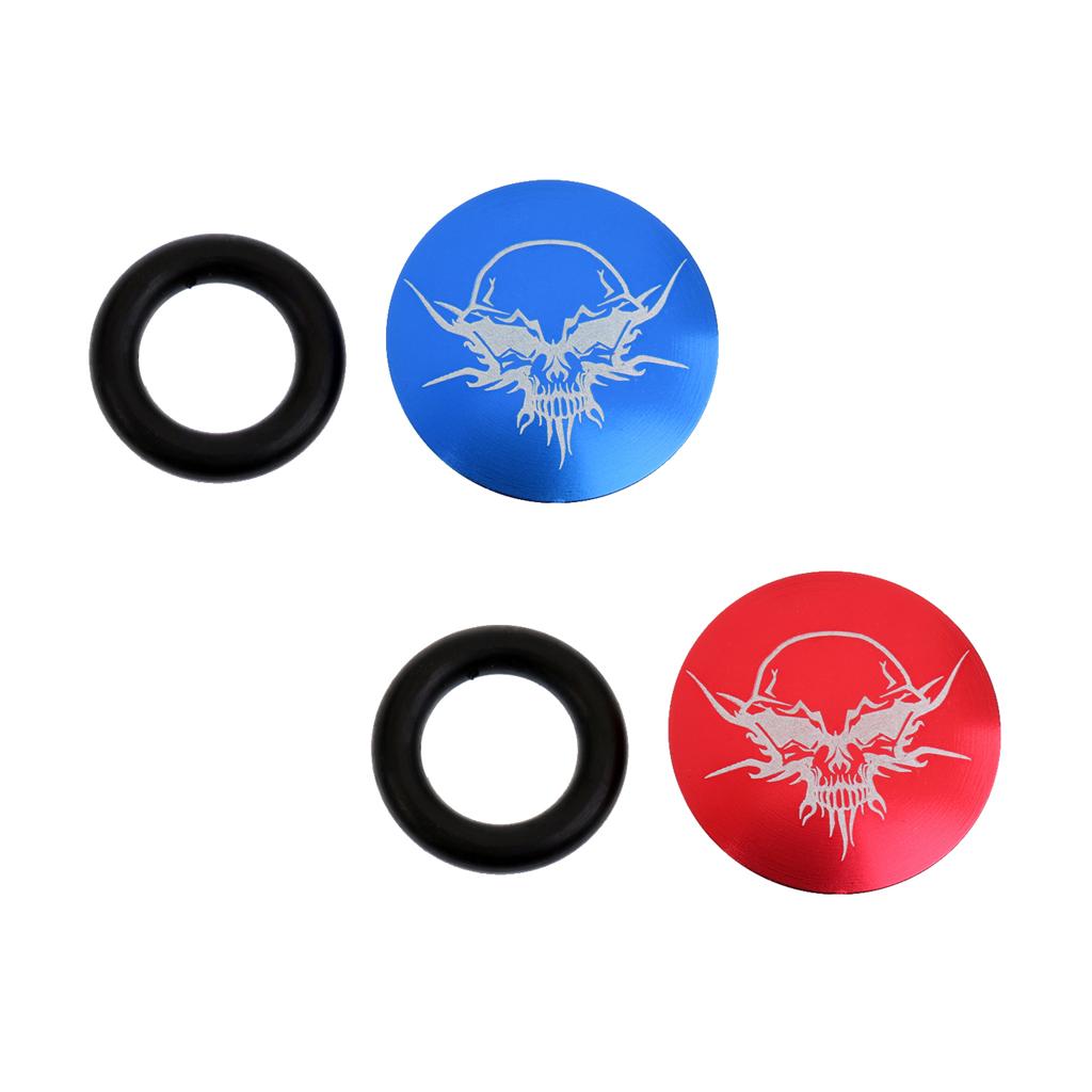 2Pcs Alloy Bike Crank Cap Bicycle Cranksets Cover Fixing Bolt Dustproof