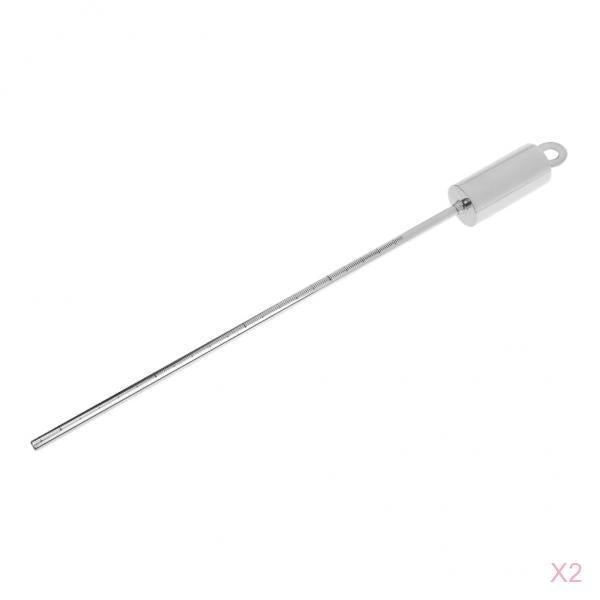 2 Pieces 31.5cm Ultra-light Stainless Steel Scuba Diving Stick Pointer Rod