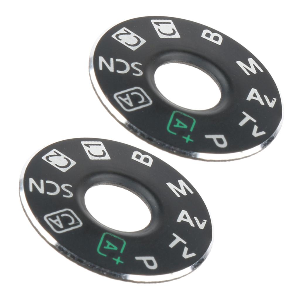 2x Top Cover Function Dial Mode Interface Repair for 6D Camera