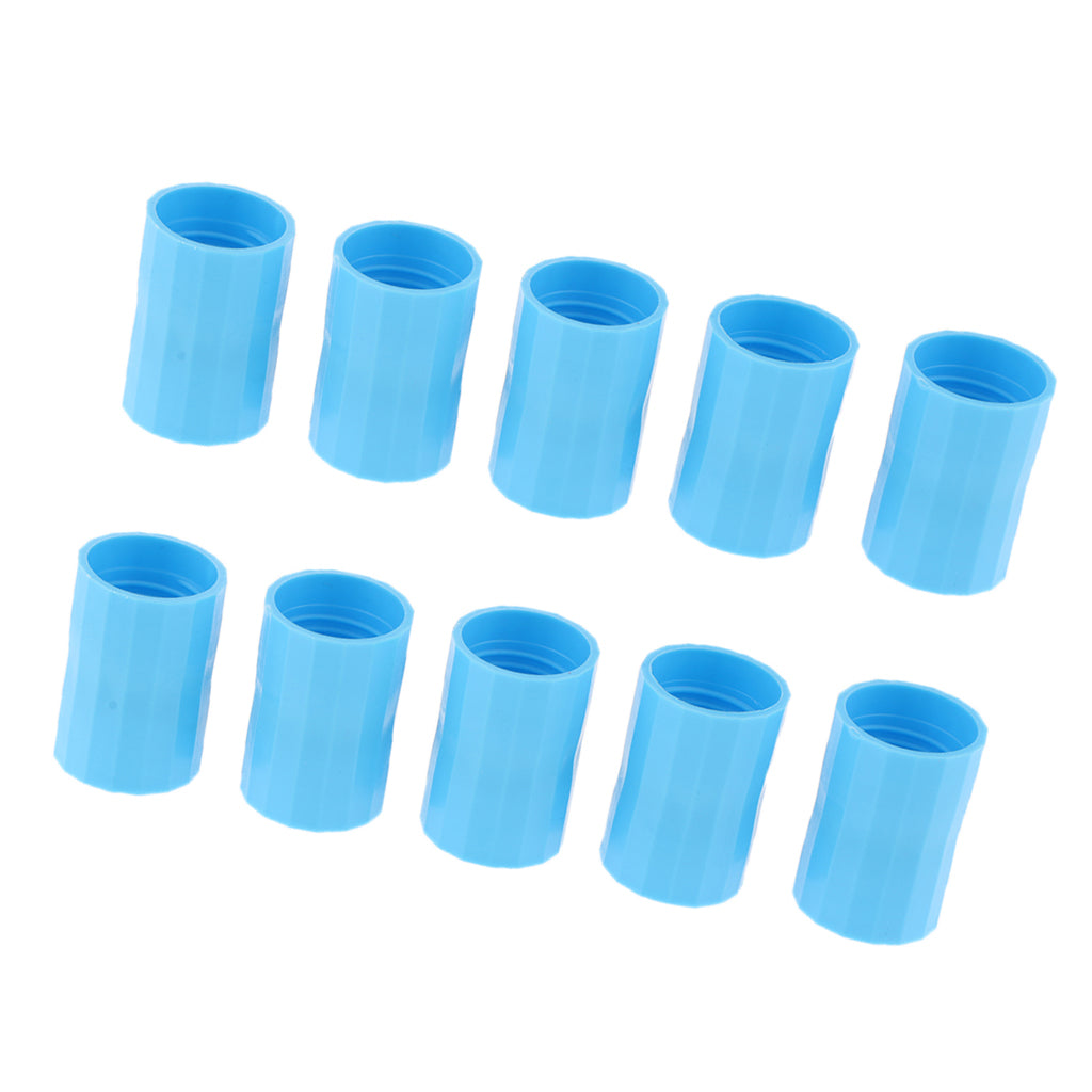 10 Pieces Bottle Connectors Cyclone Tube Science Toy Blue