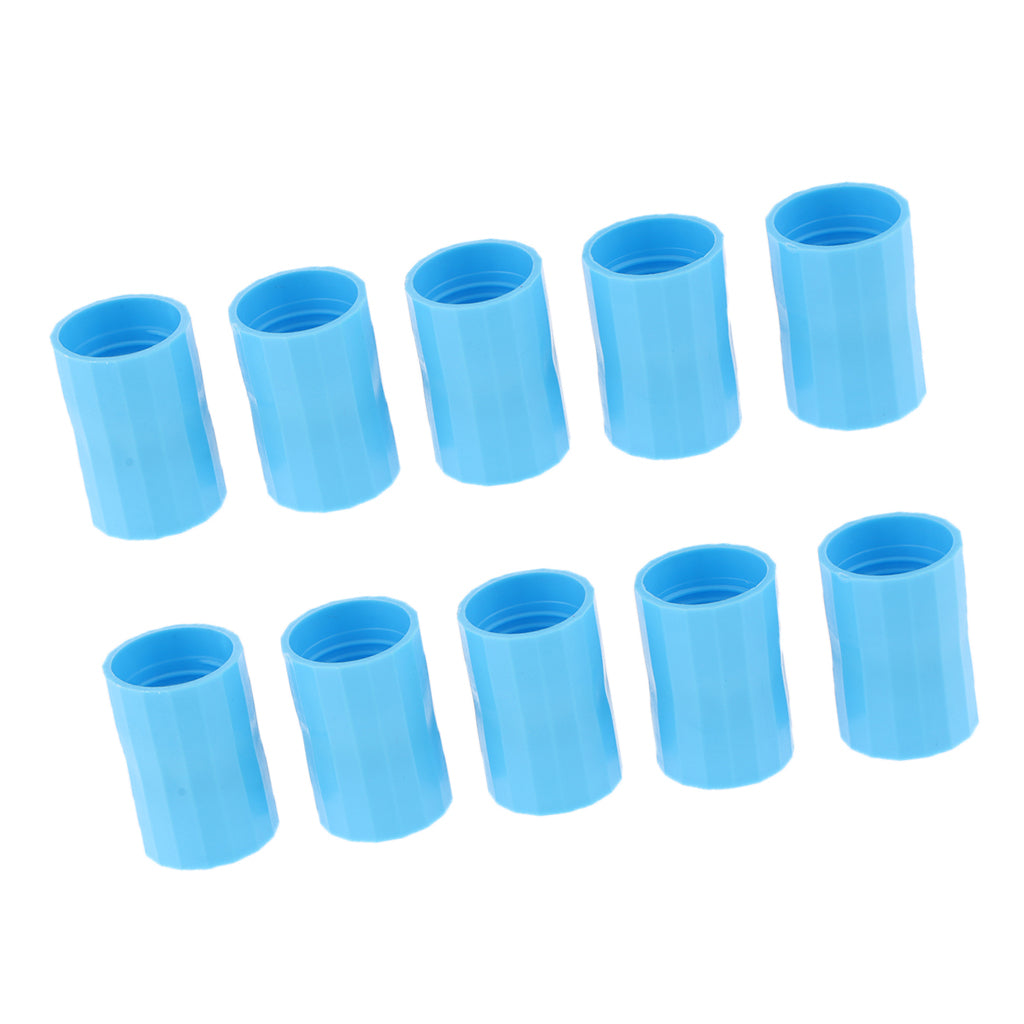 10 Pieces Bottle Connectors Cyclone Tube Science Toy Blue